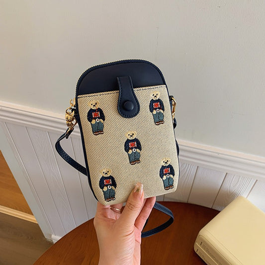 Versatile bear phone bag