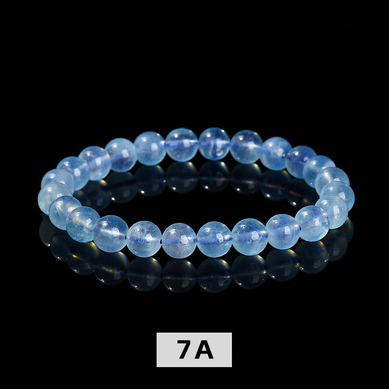 Natural Devil Blue Aquamarine Bracelet