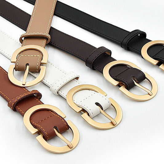 Versatile women's belt trend