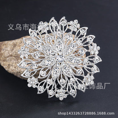 Alloy Rhinestone Brooch Pin fashion