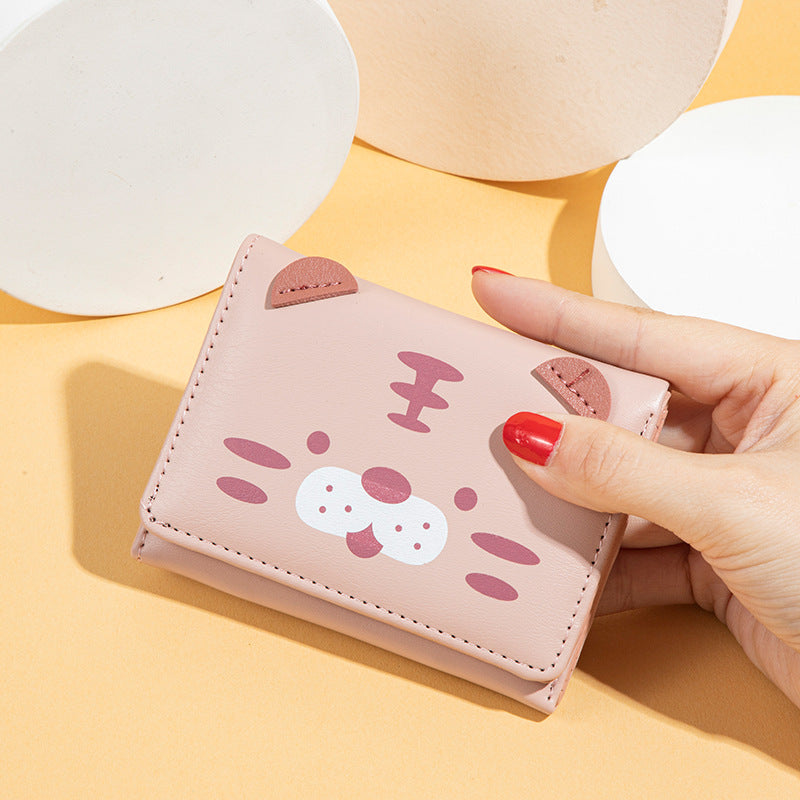 PU leather cute cartoon wallet