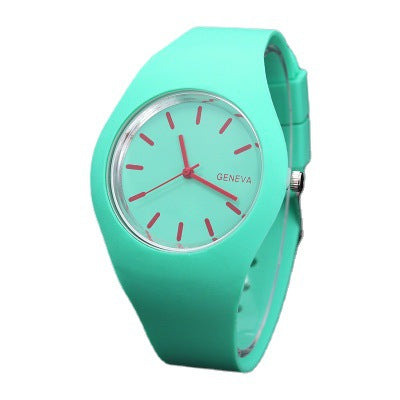 Hot-Selling Silicone Jelly Color Thin Quartz Watch