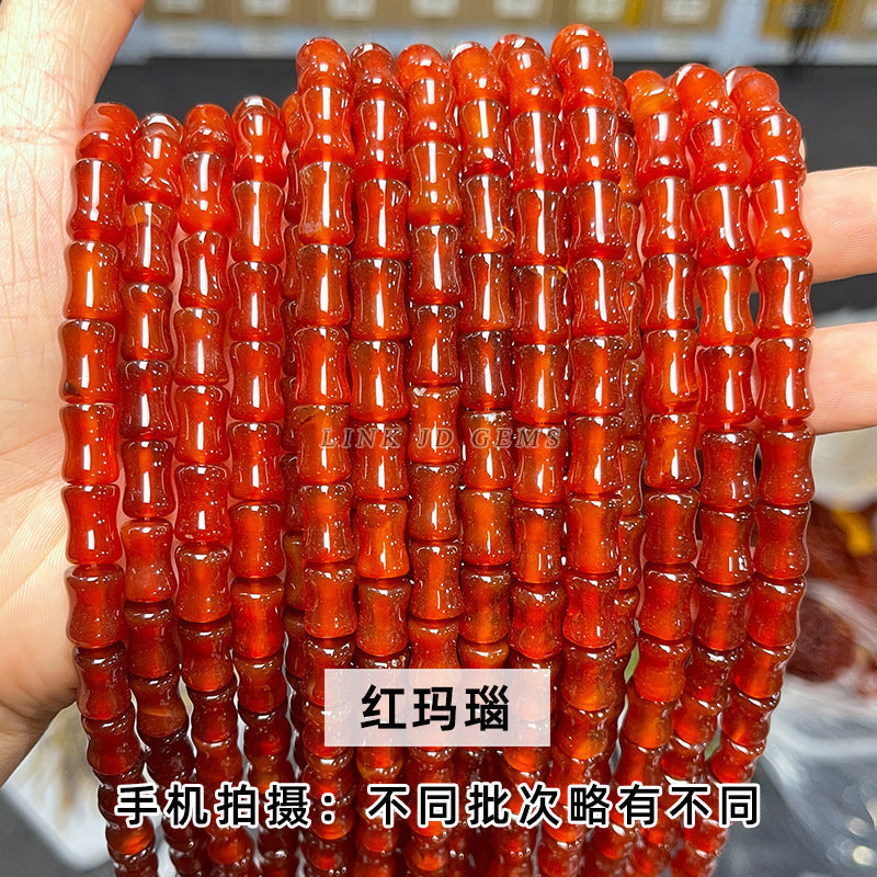 5X12mm Southern Yuzhu Festival Pipe Beads Loose Beads Separator Beads