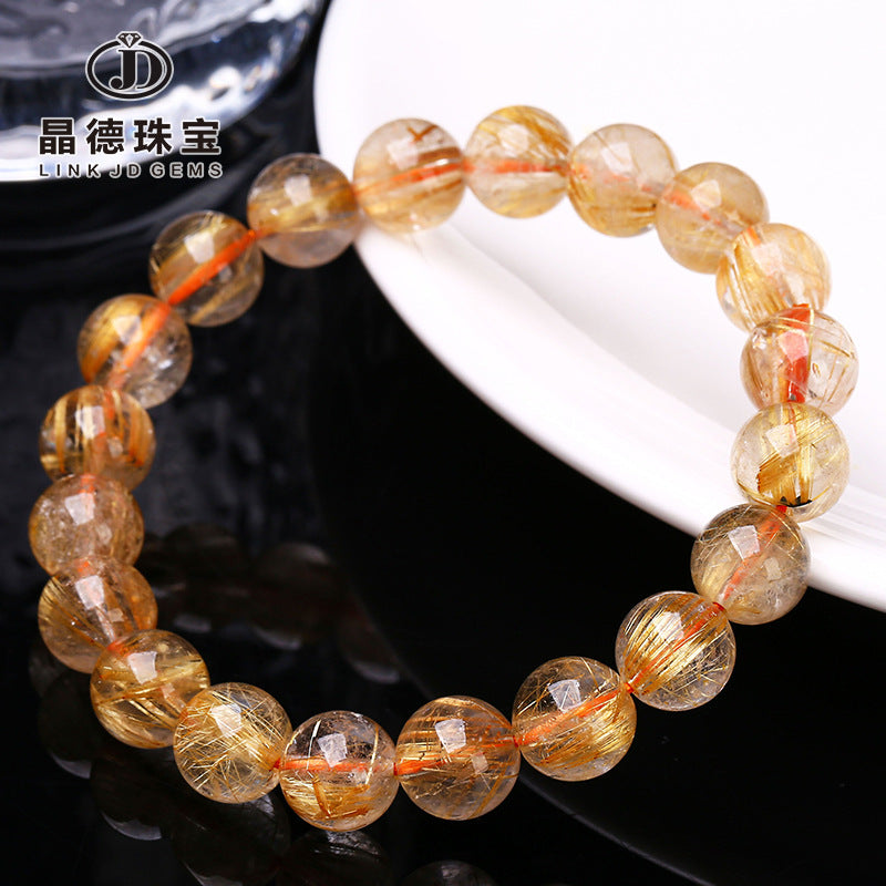 6A Natural Blond Crystal Bracelet