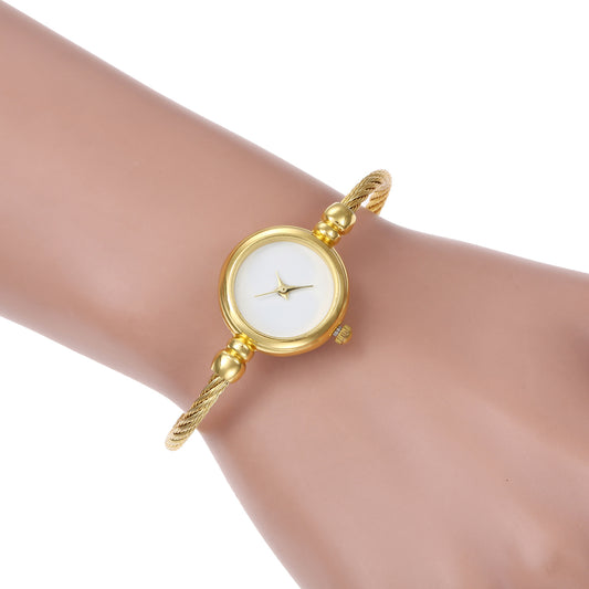 Wish new women's alloy wire bracelet watch