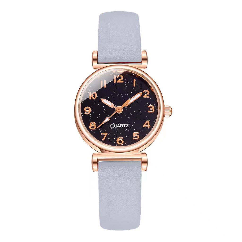 INS Round Dial Digital Women's Watch