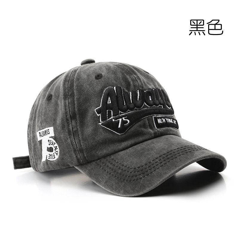 Washed Embroidered Baseball Cap