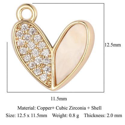 Copper zircon pendant butterfly cupid eyes bee accessories