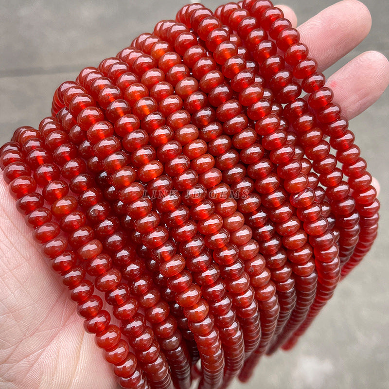 6/8Mm natural agate abacus beads loose beads