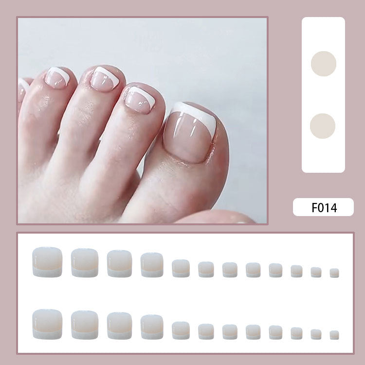 Detachable Fake Toe Nail Patches