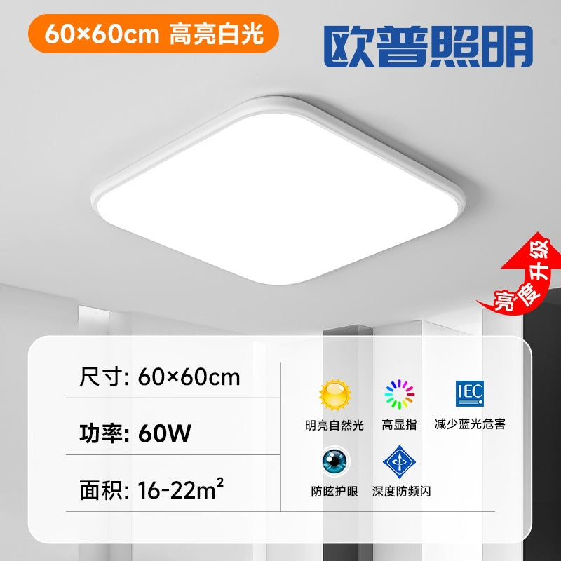 Lighting led ceiling lamp ultra-thin rectangular lamp