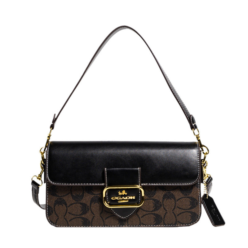 Classic retro trendy shoulder bag