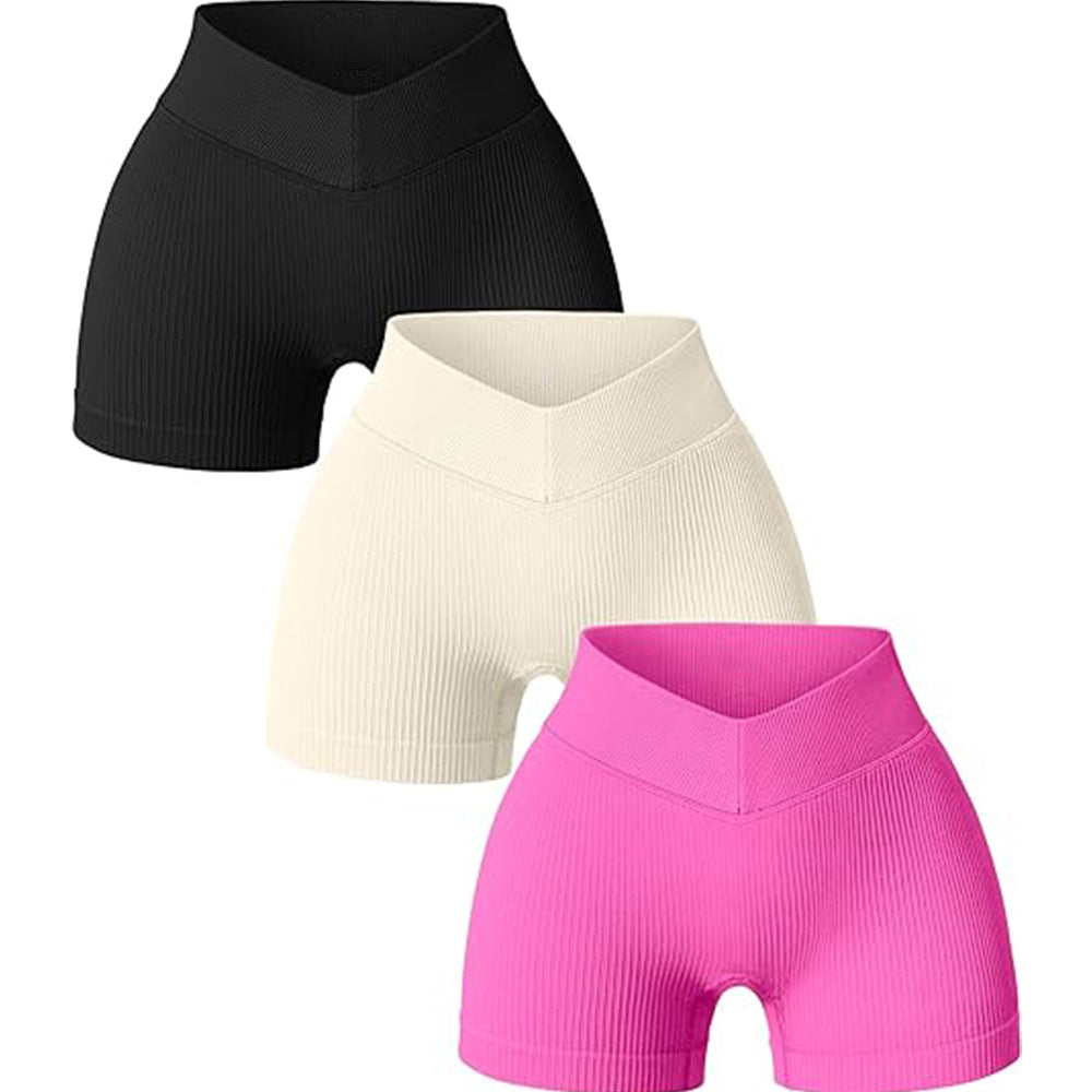 Yoga shorts three-point sports shorts