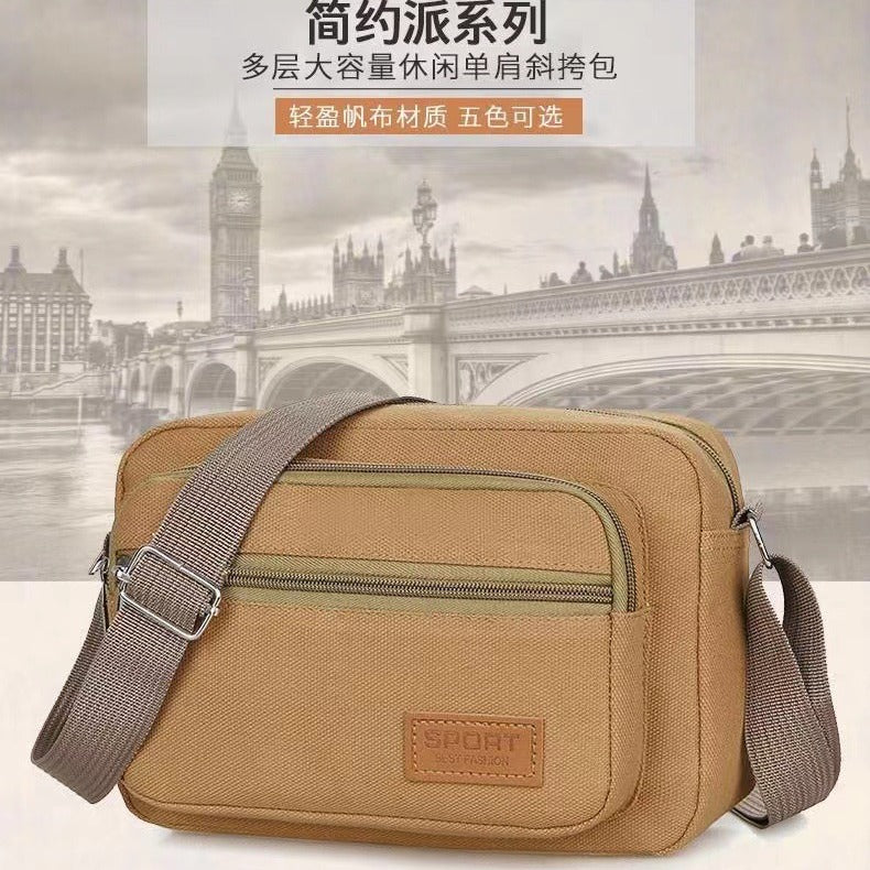 Men's shoulder casual messenger bag