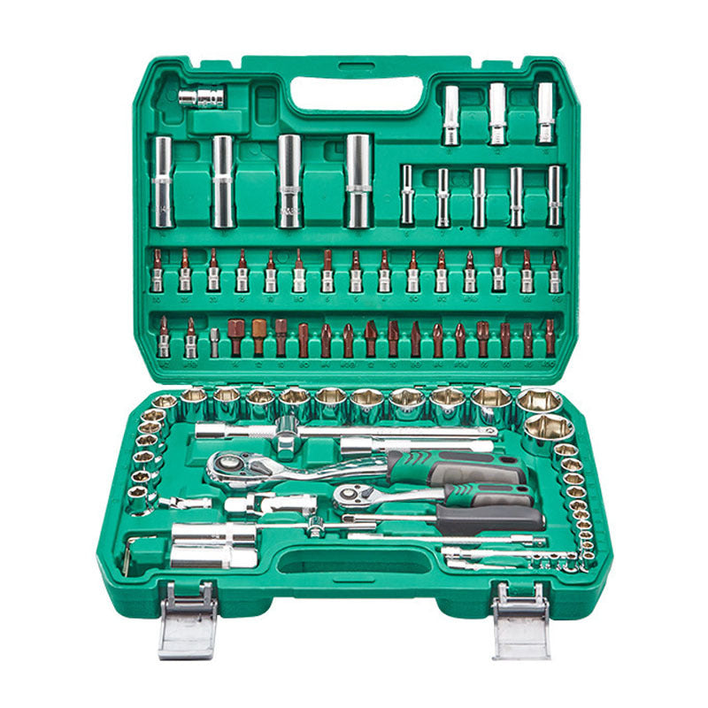 Industrial grade 94-piece sleeve tool set