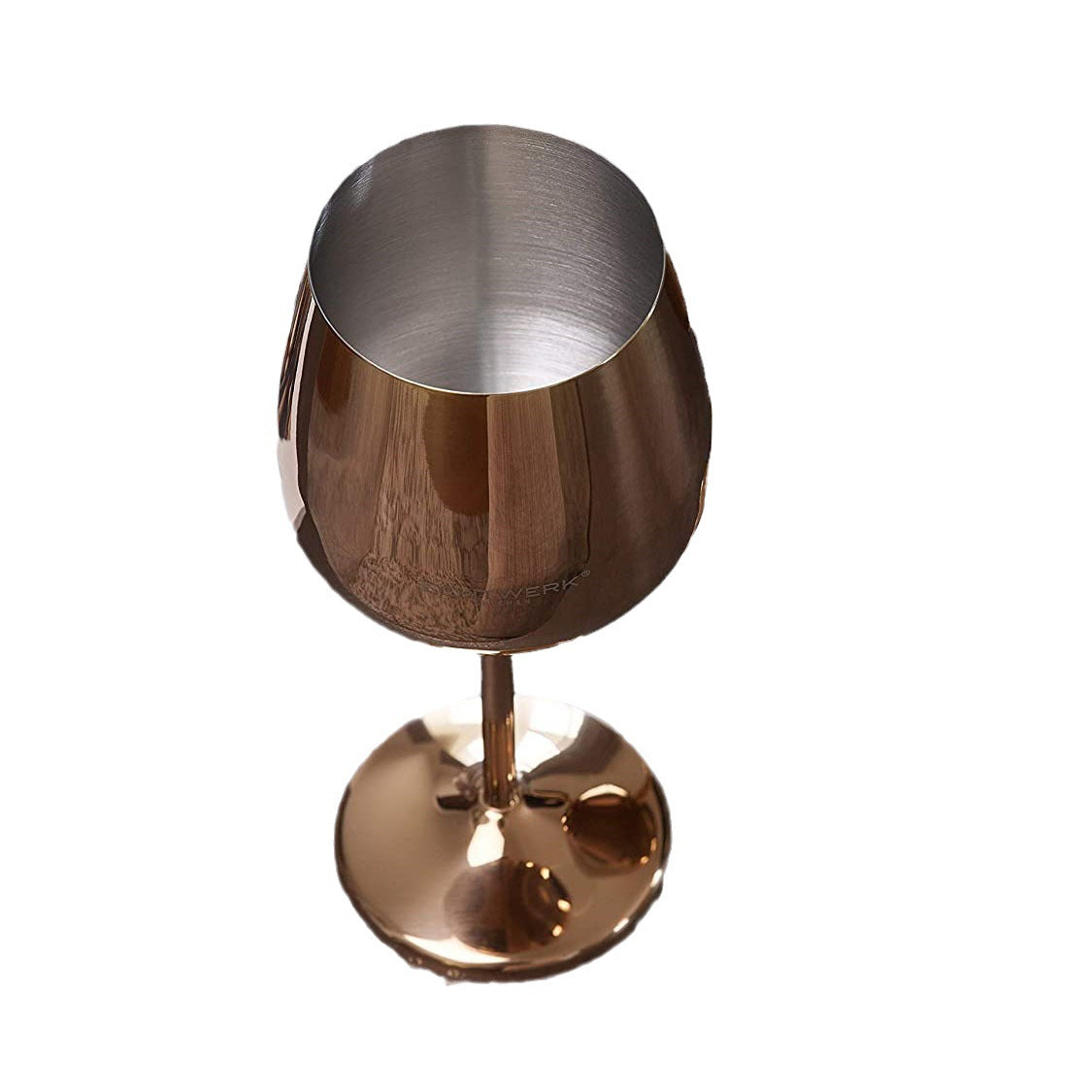 Stainless steel champagne glass