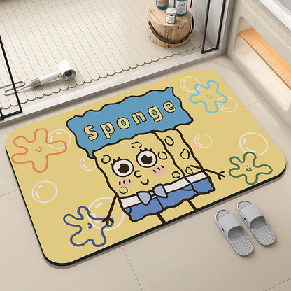 Cartoon Anti-Slip Mat, Bathroom Floor Rug