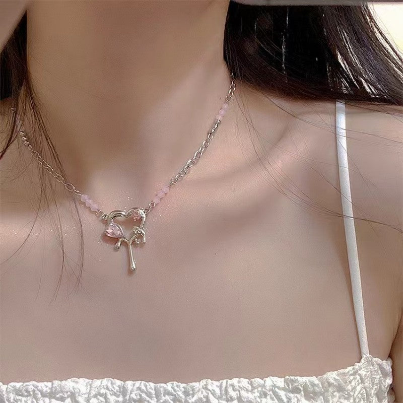 Cupid Heart Necklace Women