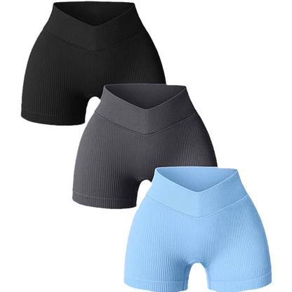 Yoga shorts three-point sports shorts