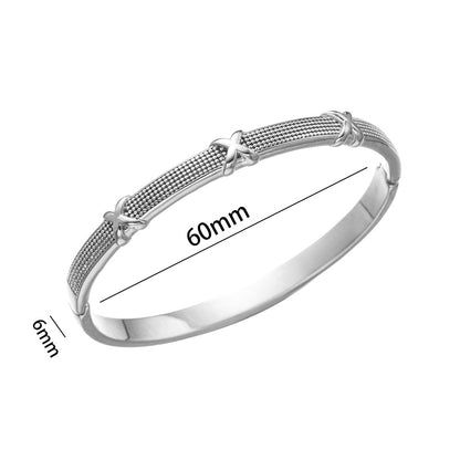 Titanium Steel Minimalist Phoenix Bracelet - Glossy Finish