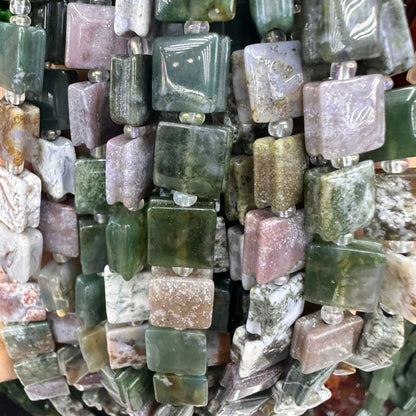 Crystal square shaped beads loose beads