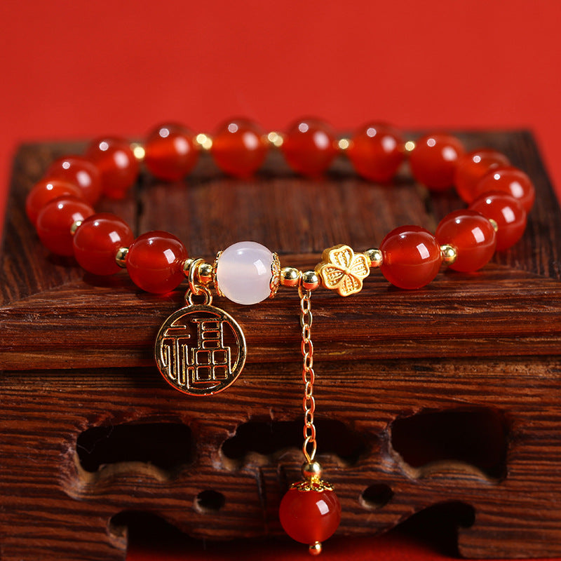 7A agate blessing bracelet