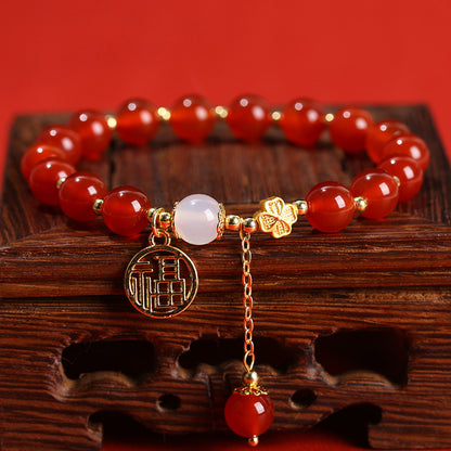 7A agate blessing bracelet