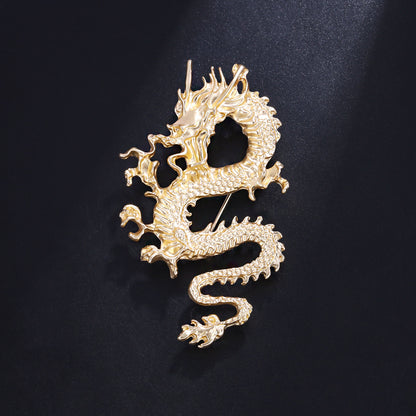 Chinese style metal brooch