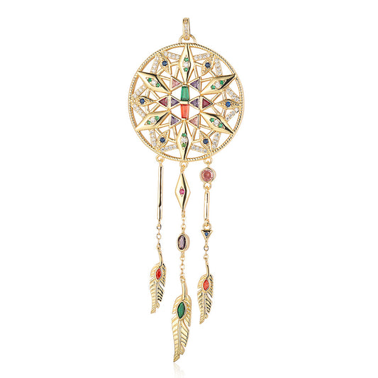 Bohemian Dream Catcher Pendant