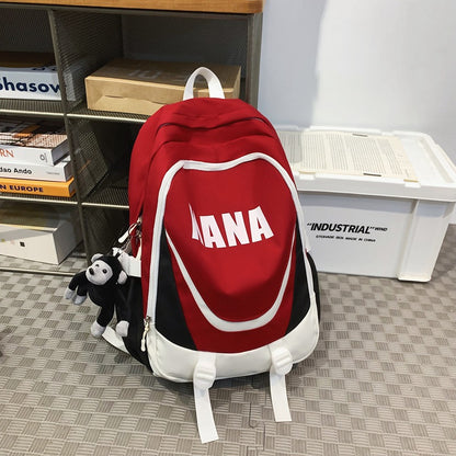 Schoolbag, large capacity computer backpack