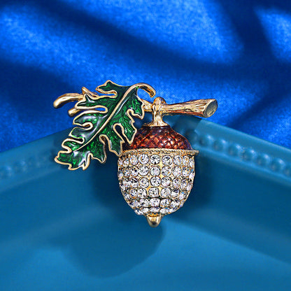 New Rhinestone Pine Nut Brooch