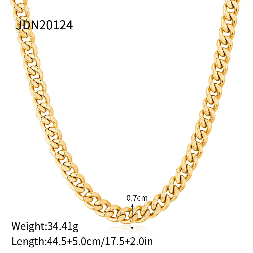 7MM width 45CM necklace