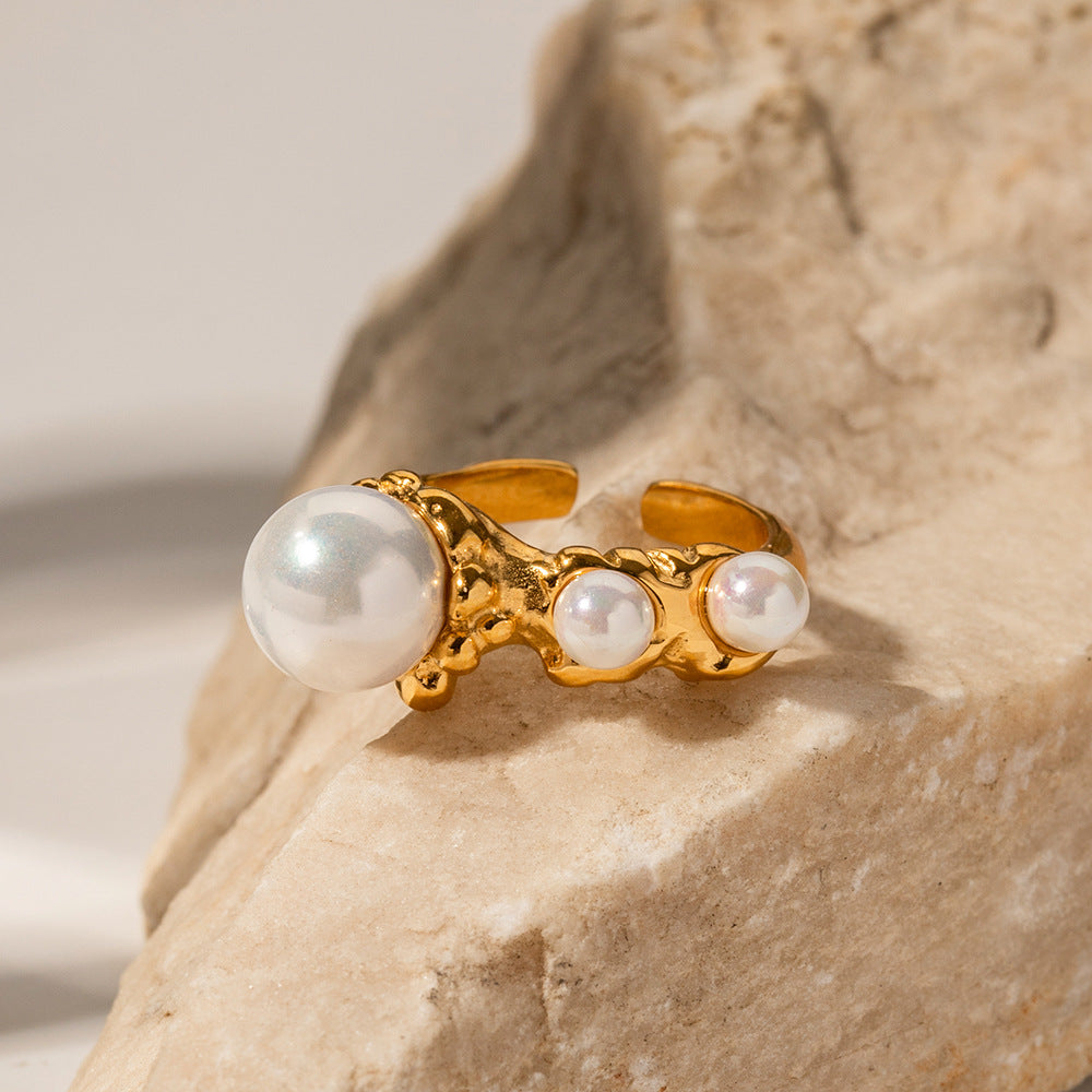 Pearl open ring