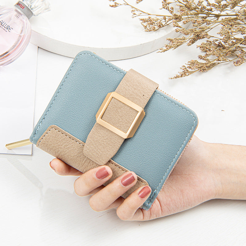 Wallet women's short Korean version