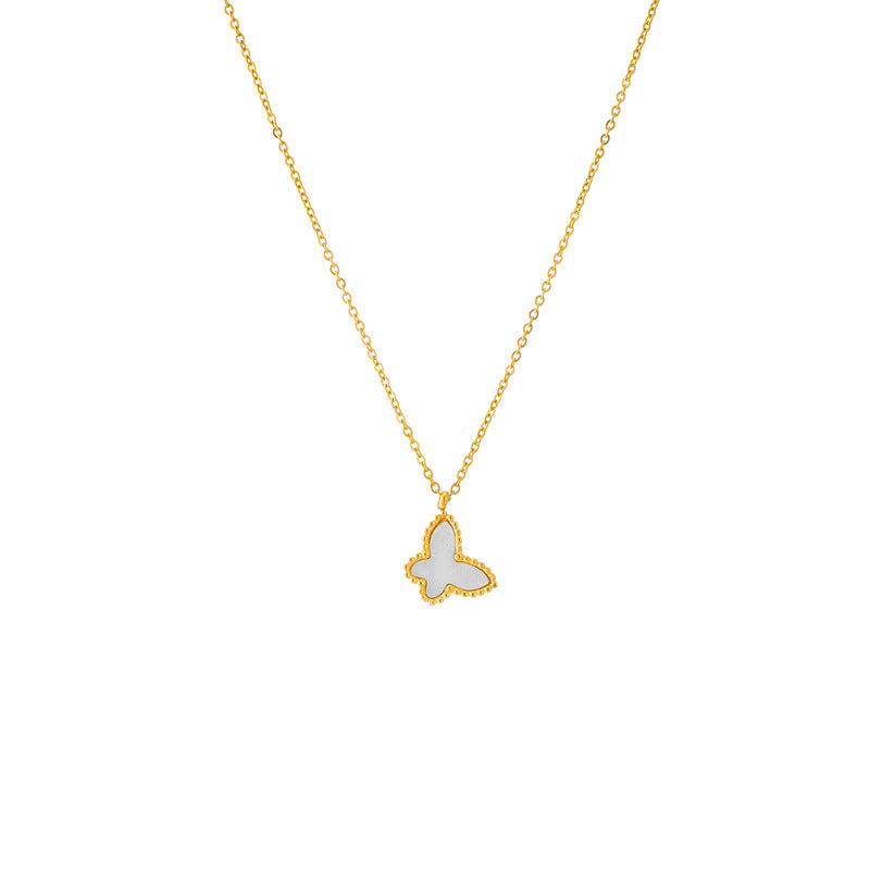 Fritillary Small Butterfly Necklace