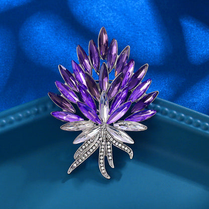 Crystal Wheat Brooch Female