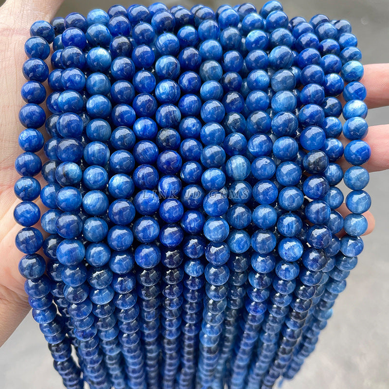 Natural kyanite round beads loose beads