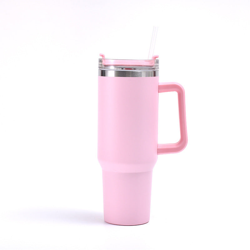 Double layer vacuum car handle cup