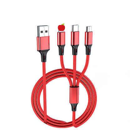 3-in-1 Multi-Device Charging Cable Huawei Apple Android Type-C