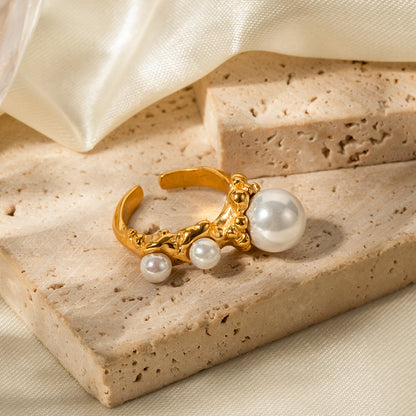 Pearl open ring