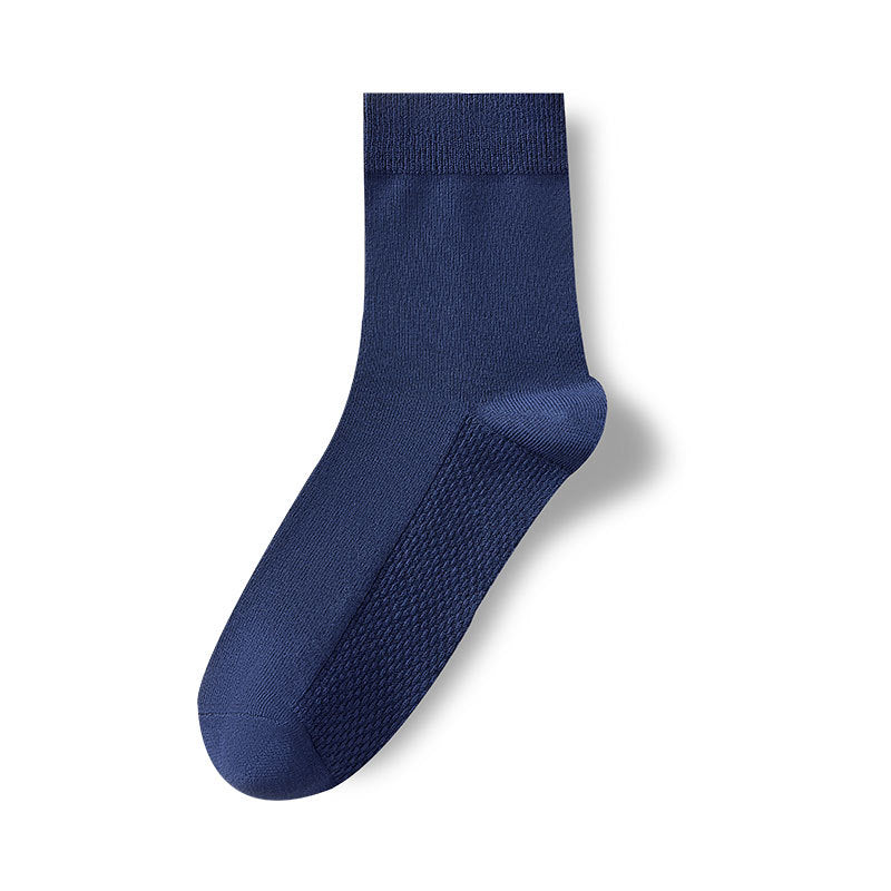 Cotton Double Needle Anti-Odor Men's Ankle Socks