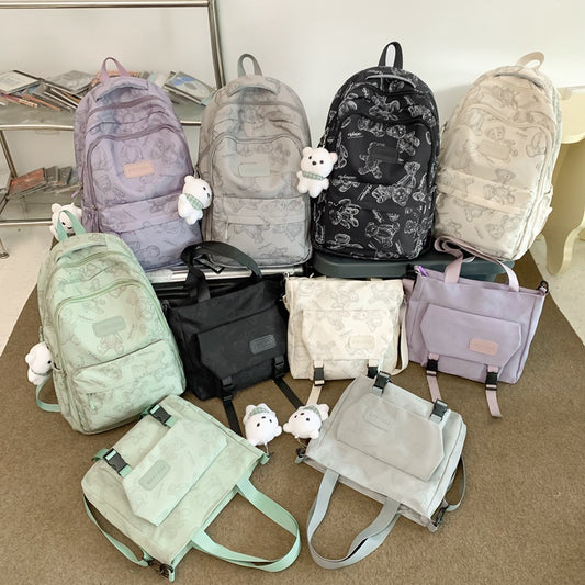 Japanese backpack casual school bag waterproof bag