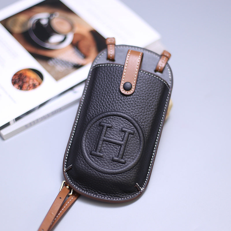 Popular leather phone bag