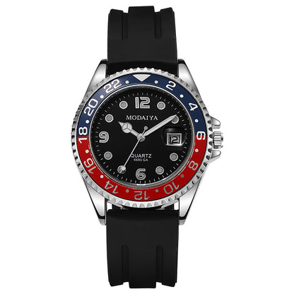 MODAIYA New Silicone Men's Luminous Date Watch