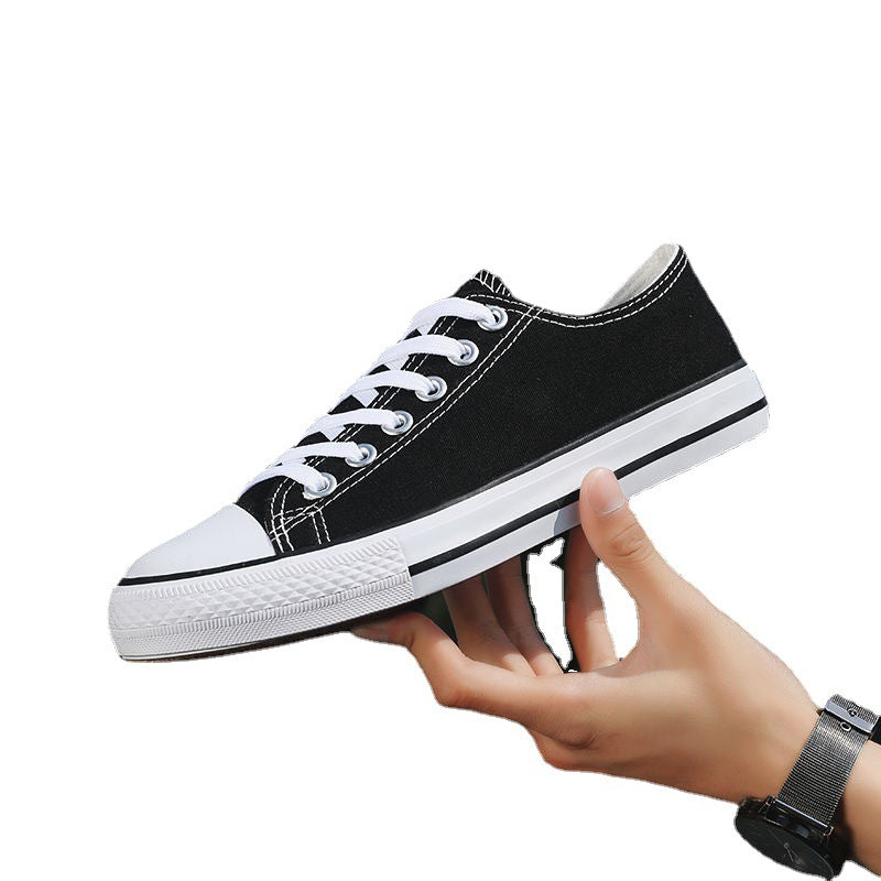 2 Trendy Men's Canvas Shoes, Casual Low-top Sneakers