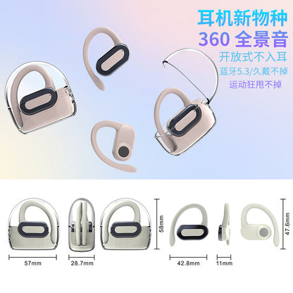 2024 New Panoramic Sound Over-Ear Wireless Bluetooth Earbuds Long Battery