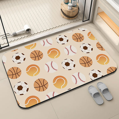 Cartoon Anti-Slip Mat, Bathroom Floor Rug