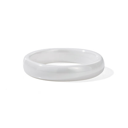 4mm wide white ring