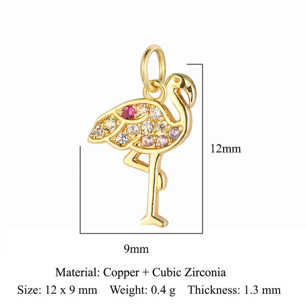 Star Tree of Life Horseshoe Iron Copper Zircon Pendant