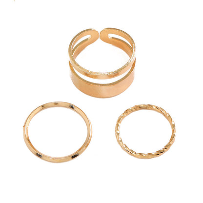 Three-piece combination ring cover ring